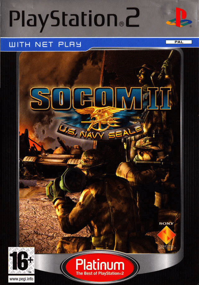 SOCOM II US Navy Seals [Big Box] box art for Playstation 2